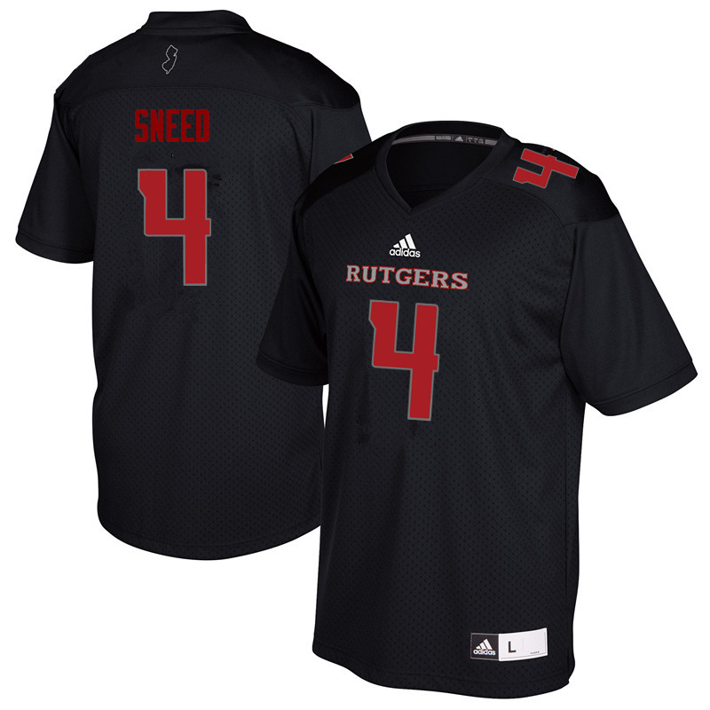 Trey Sneed Jersey : NCAA Rutgers Scarlet Knights Football Jerseys ...